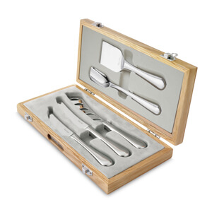 Robert Welch Radford Bright 5 Piece Gourmet Cheese Knife Set